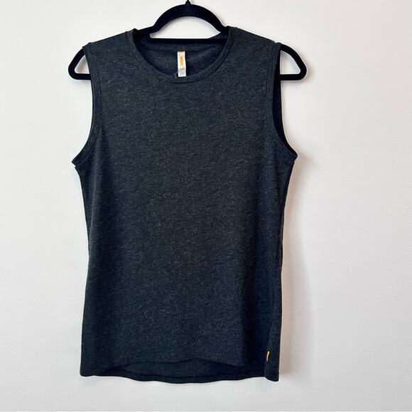 Lucy Charcoal Grey Muscle Tank / Sleeveless Tank Size Small - Picture 1 of 4